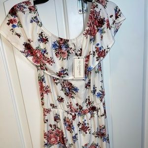 White / floral Jumpsuit